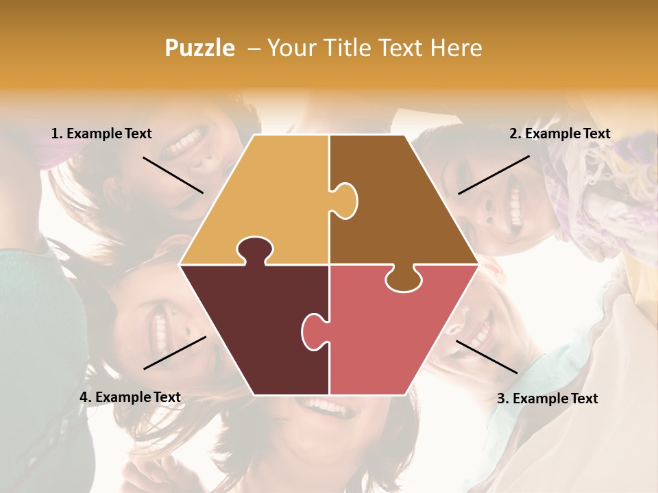 Friend Women Three PowerPoint Template