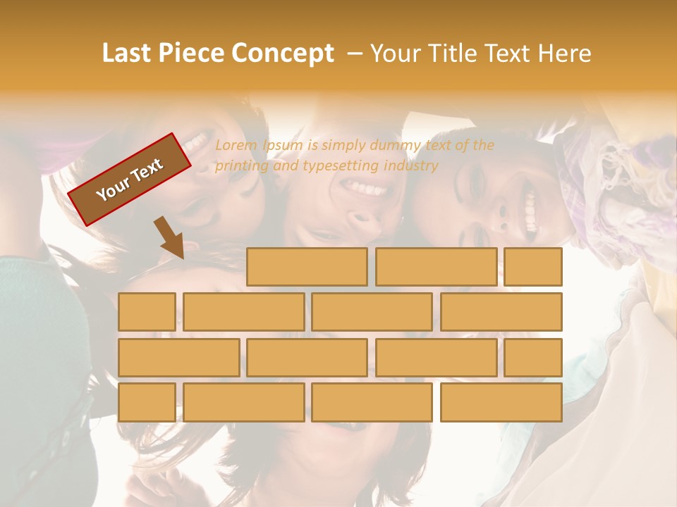 Friend Women Three PowerPoint Template