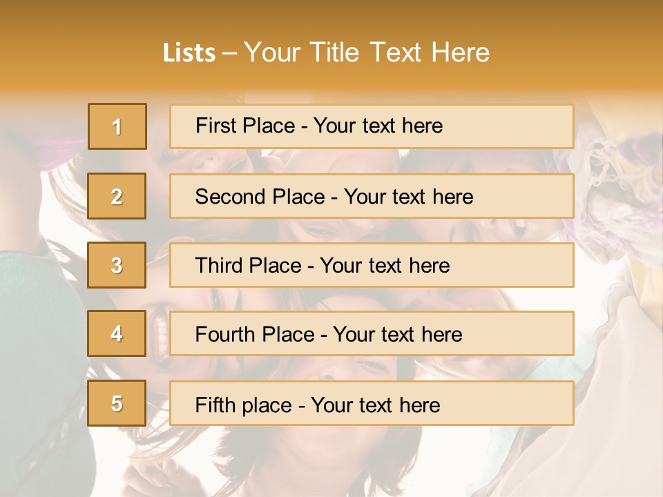 Friend Women Three PowerPoint Template