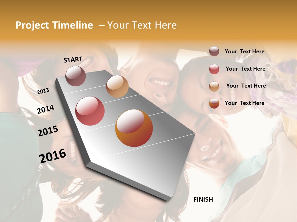 Friend Women Three PowerPoint Template