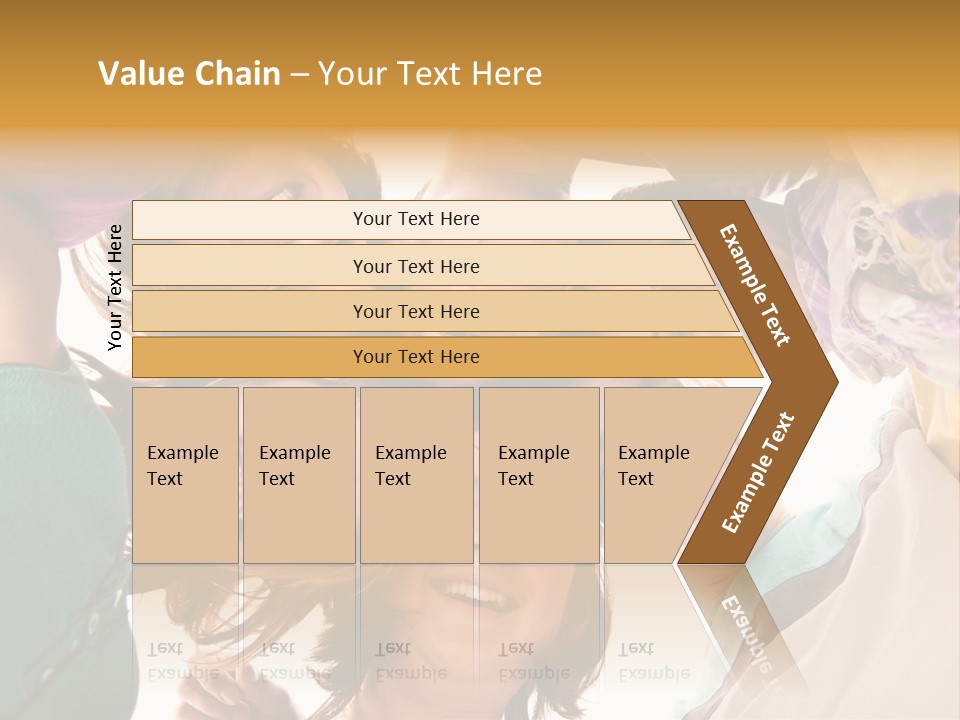 Friend Women Three PowerPoint Template