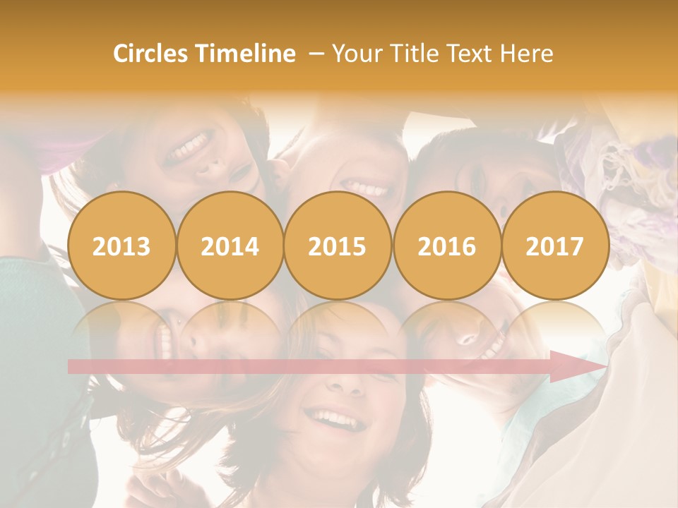 Friend Women Three PowerPoint Template