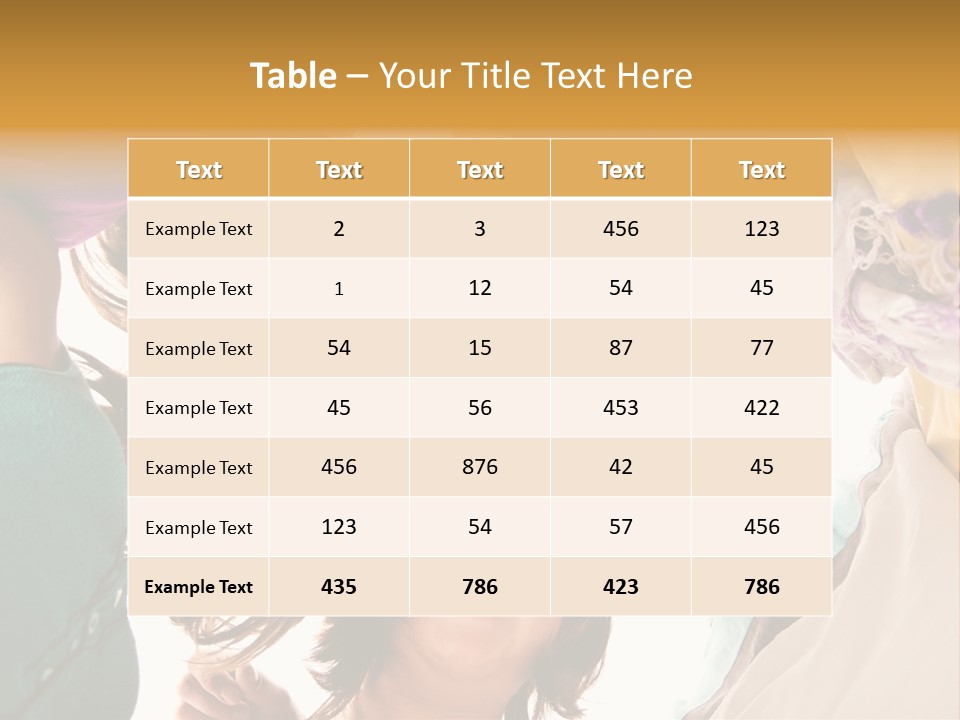 Friend Women Three PowerPoint Template
