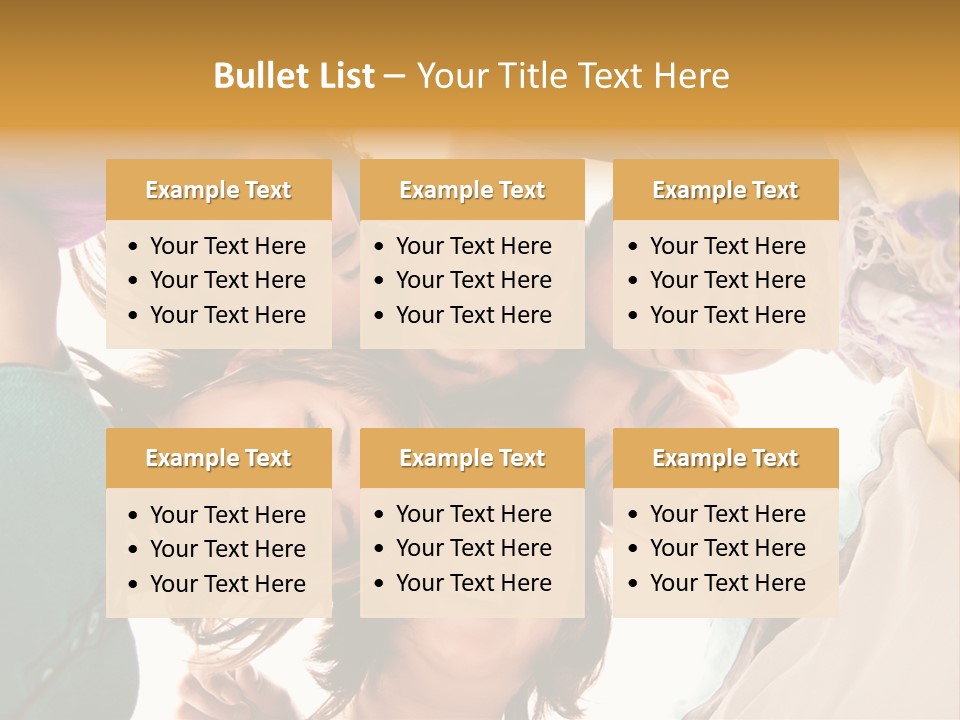 Friend Women Three PowerPoint Template