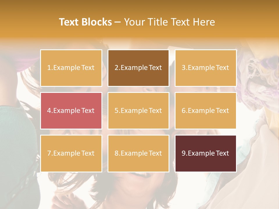 Friend Women Three PowerPoint Template