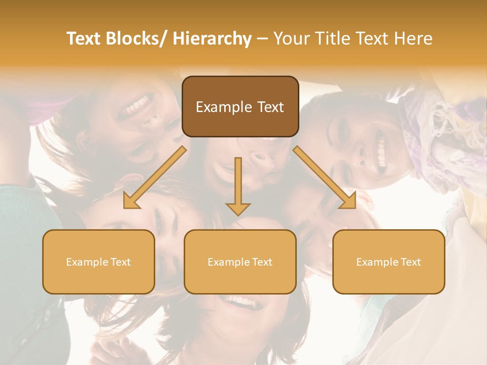 Friend Women Three PowerPoint Template