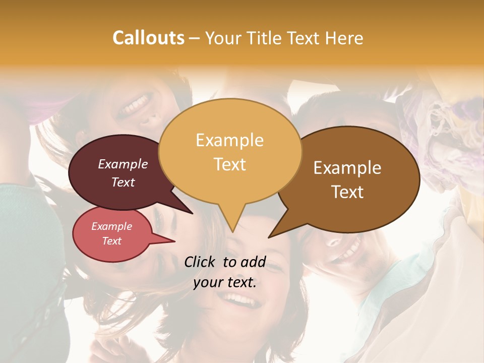 Friend Women Three PowerPoint Template