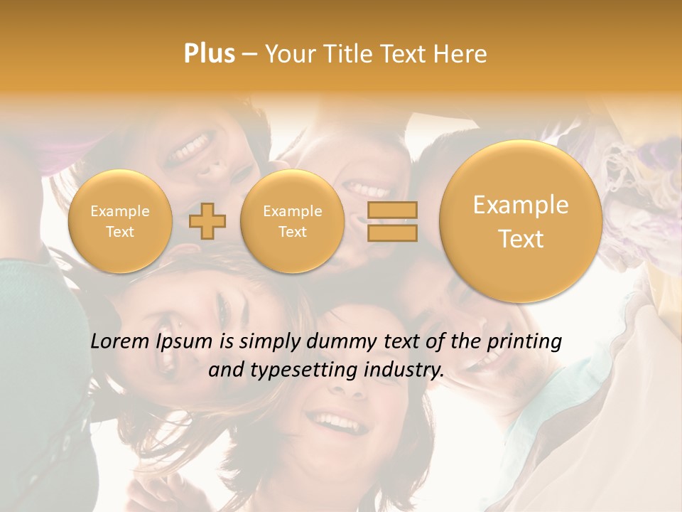 Friend Women Three PowerPoint Template