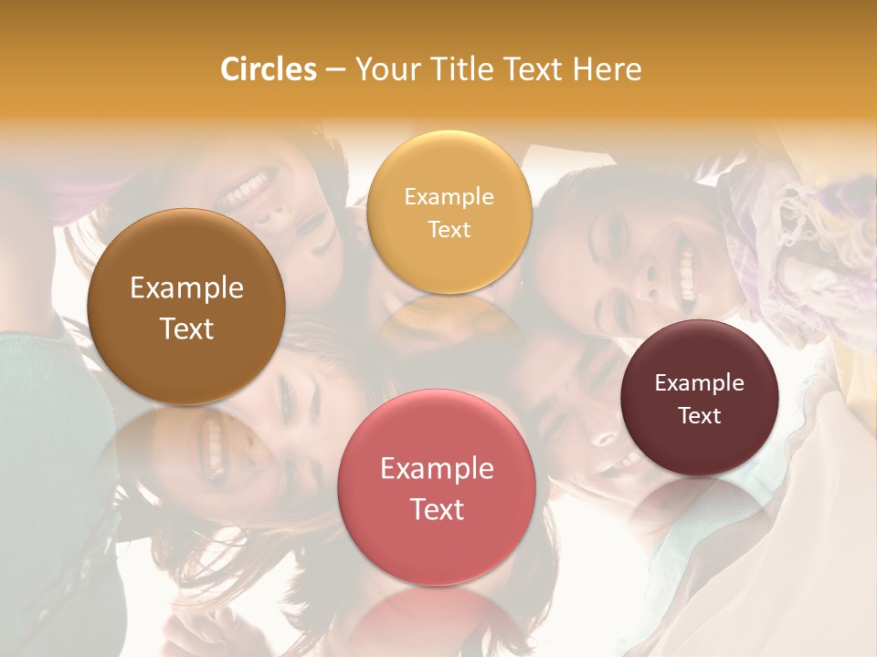 Friend Women Three PowerPoint Template