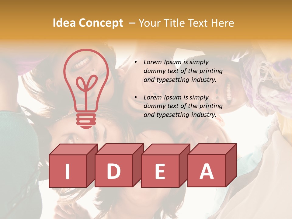 Friend Women Three PowerPoint Template