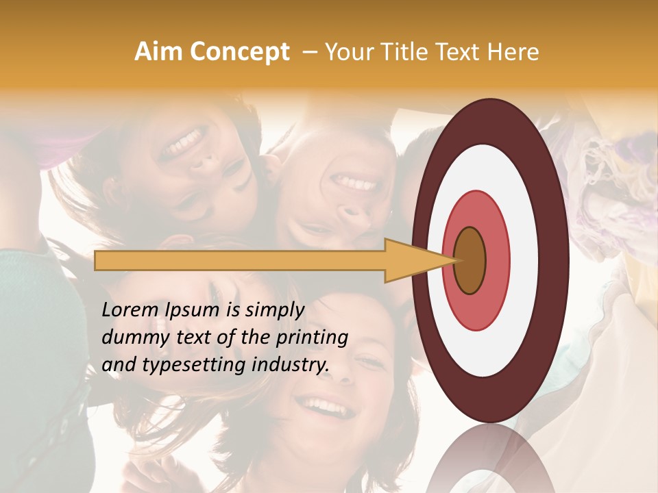 Friend Women Three PowerPoint Template