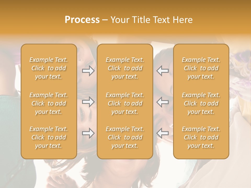 Friend Women Three PowerPoint Template
