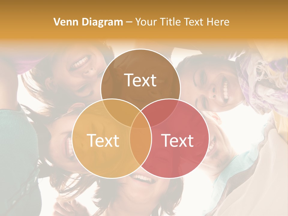 Friend Women Three PowerPoint Template