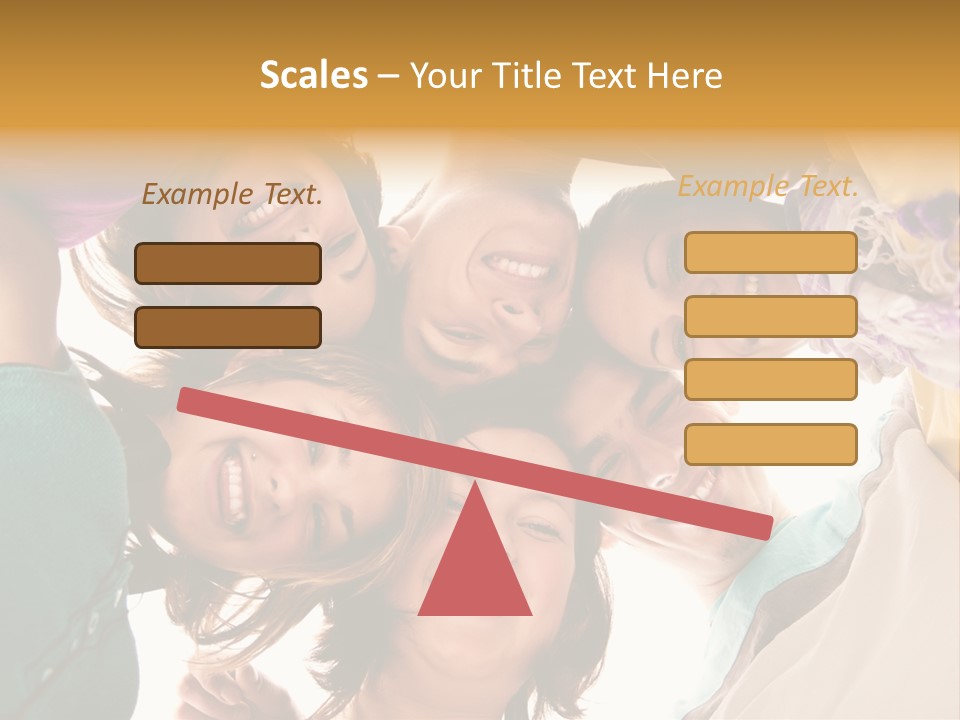 Friend Women Three PowerPoint Template