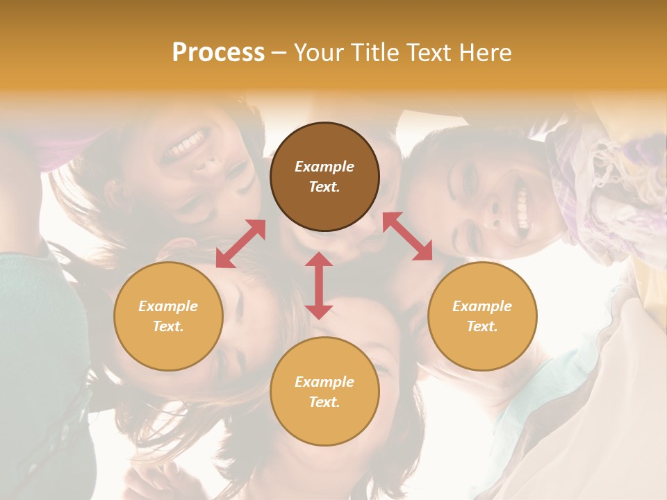 Friend Women Three PowerPoint Template