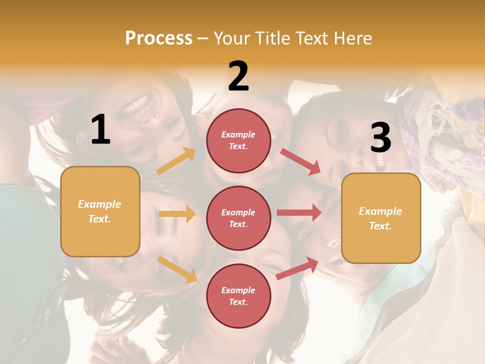 Friend Women Three PowerPoint Template