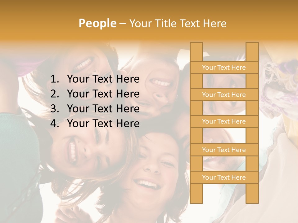 Friend Women Three PowerPoint Template