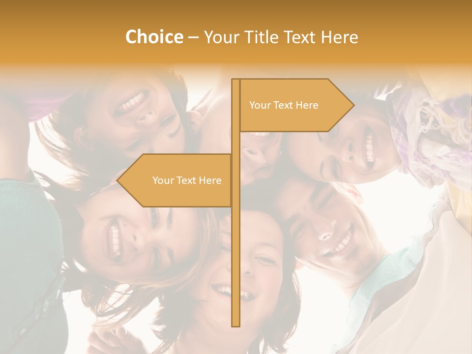 Friend Women Three PowerPoint Template