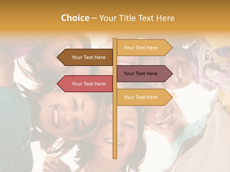 Friend Women Three PowerPoint Template