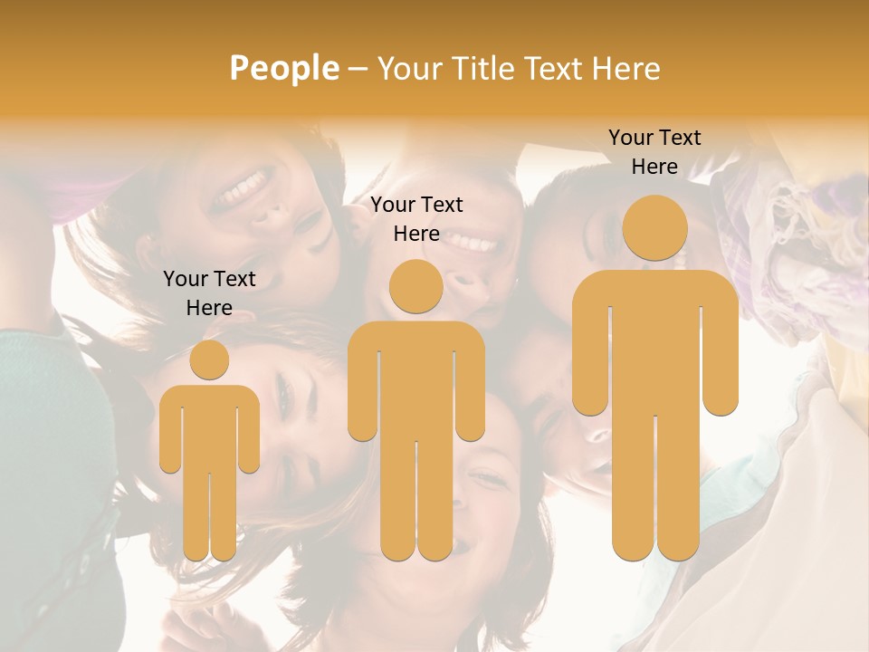 Friend Women Three PowerPoint Template