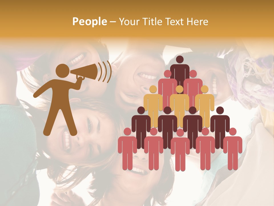 Friend Women Three PowerPoint Template