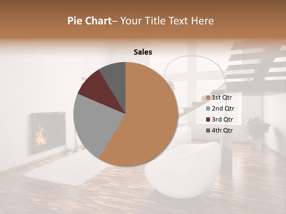 Window Stair Hall PowerPoint Template