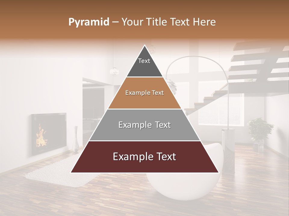 Window Stair Hall PowerPoint Template