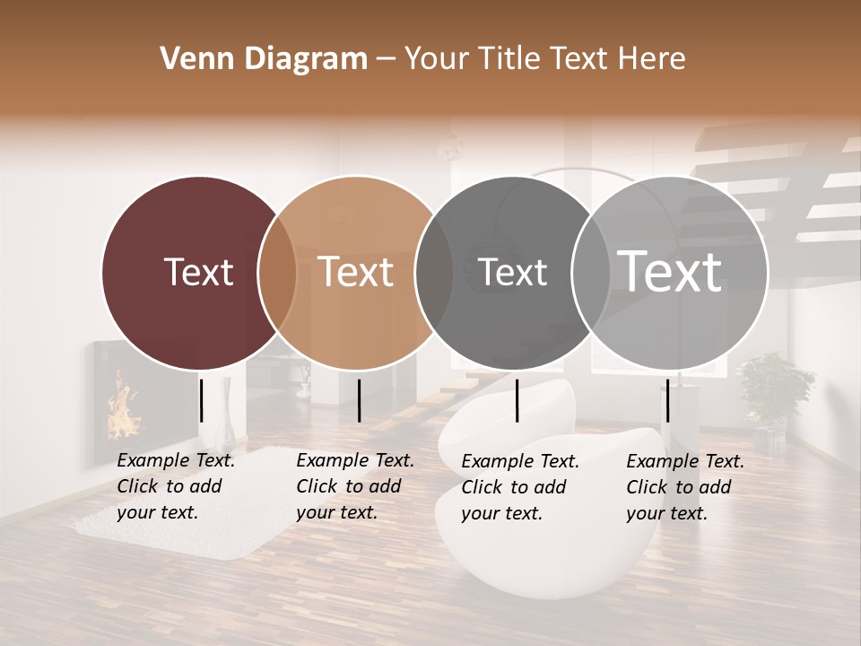 Window Stair Hall PowerPoint Template