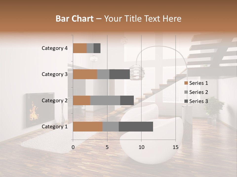 Window Stair Hall PowerPoint Template