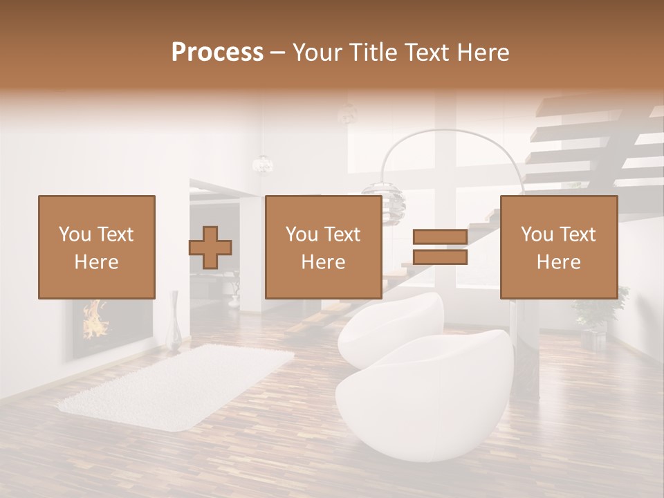 Window Stair Hall PowerPoint Template