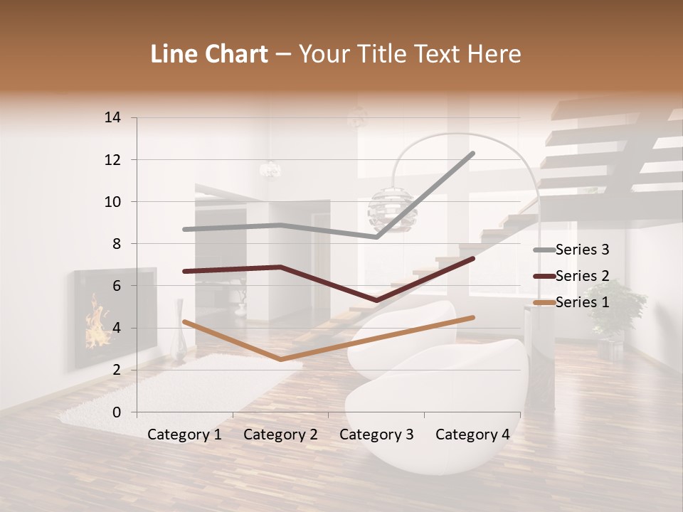 Window Stair Hall PowerPoint Template