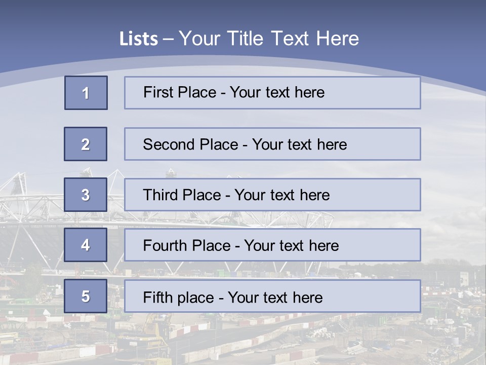 Park Games East PowerPoint Template