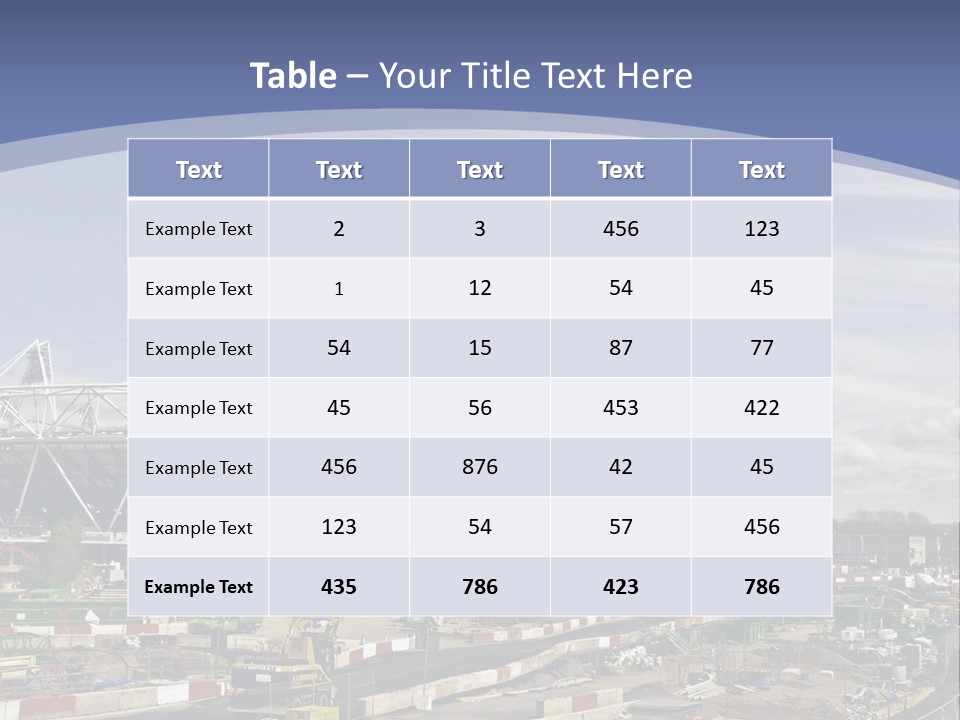 Park Games East PowerPoint Template