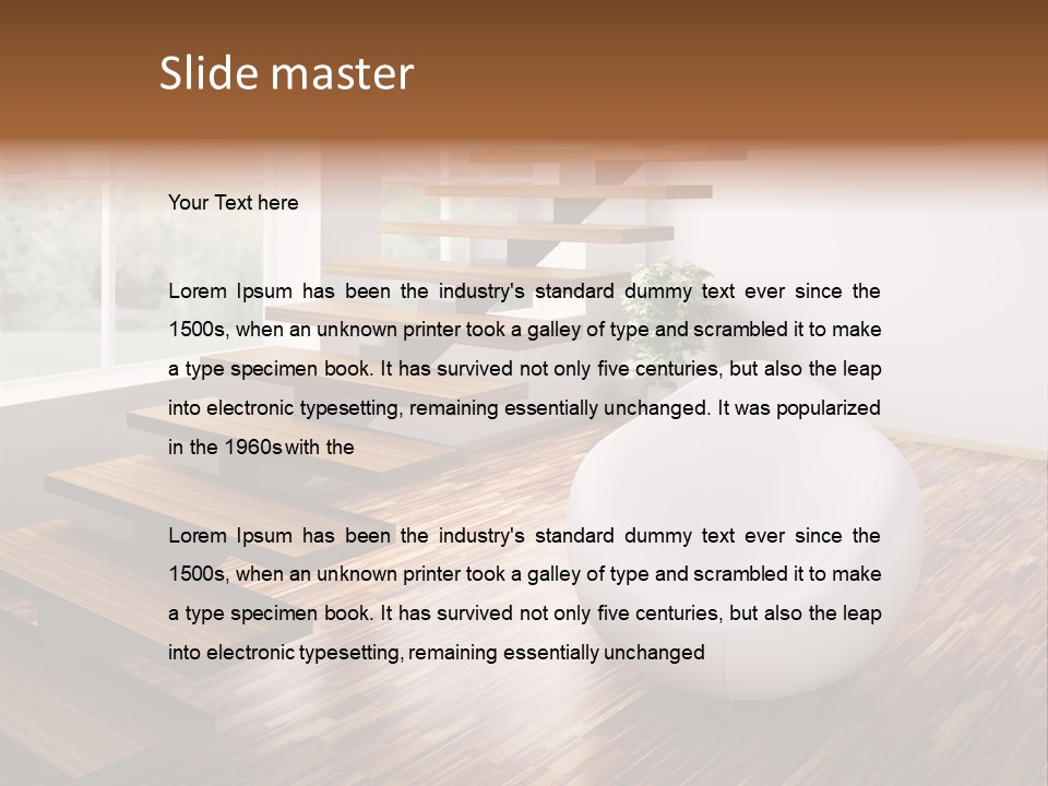 Floor Wall Render PowerPoint Template