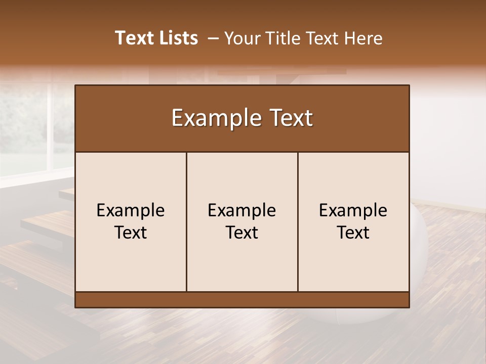 Floor Wall Render PowerPoint Template