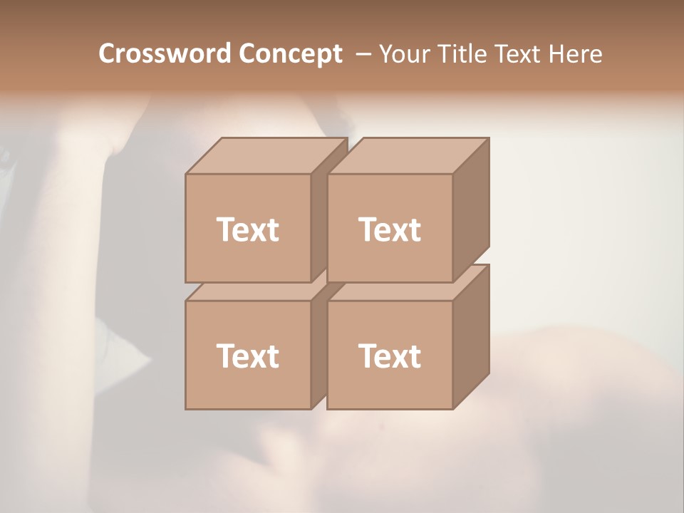 Boy Caucasian Blue PowerPoint Template