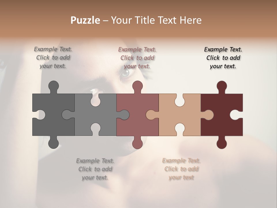 Boy Caucasian Blue PowerPoint Template