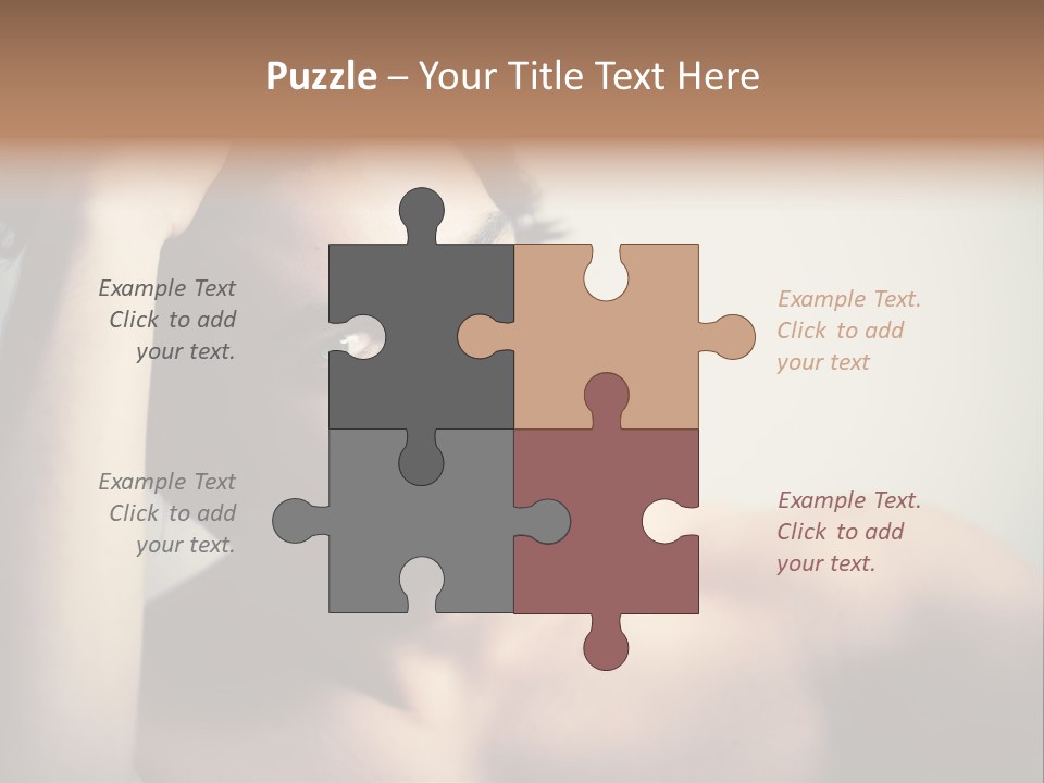 Boy Caucasian Blue PowerPoint Template