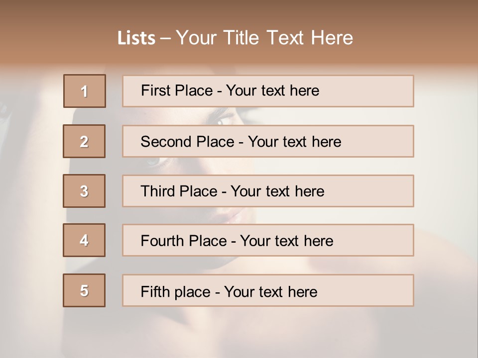 Boy Caucasian Blue PowerPoint Template