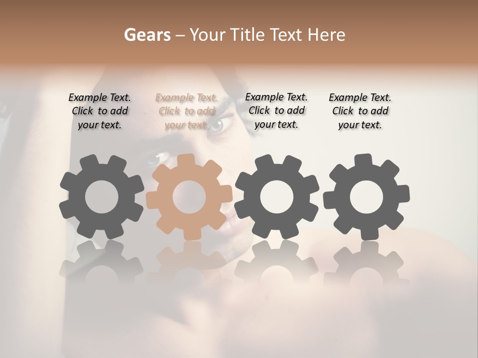 Boy Caucasian Blue PowerPoint Template