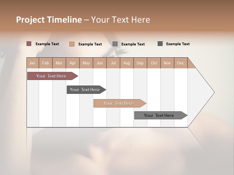 Boy Caucasian Blue PowerPoint Template