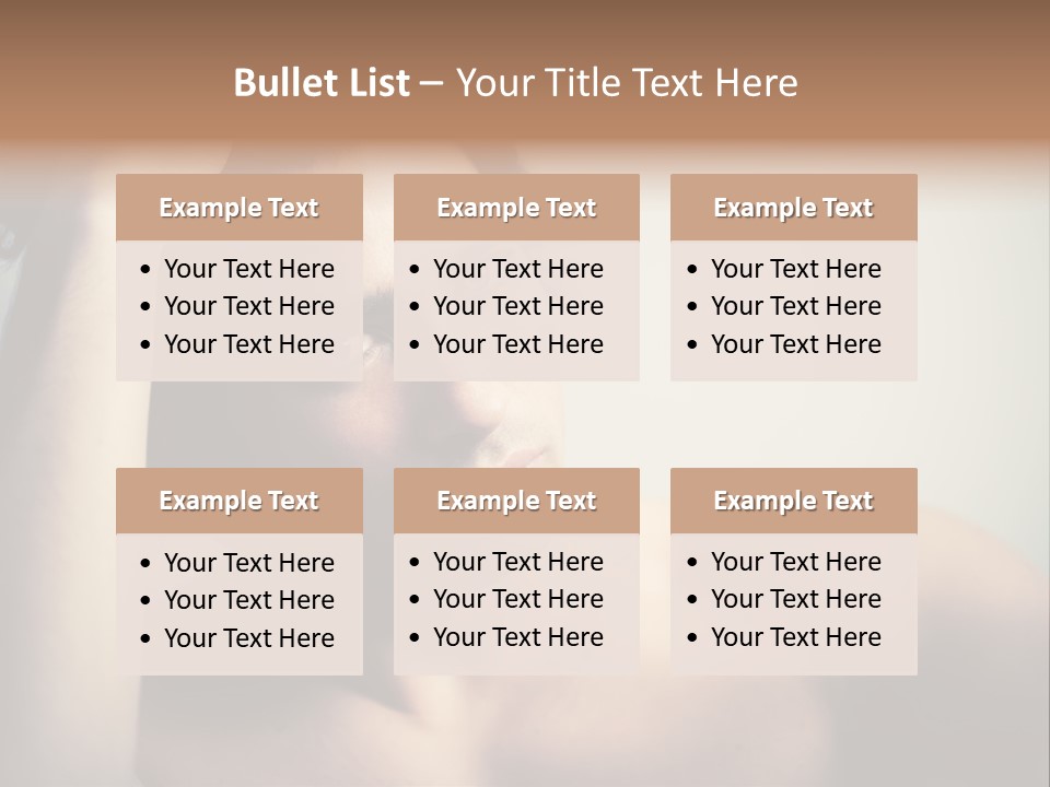 Boy Caucasian Blue PowerPoint Template