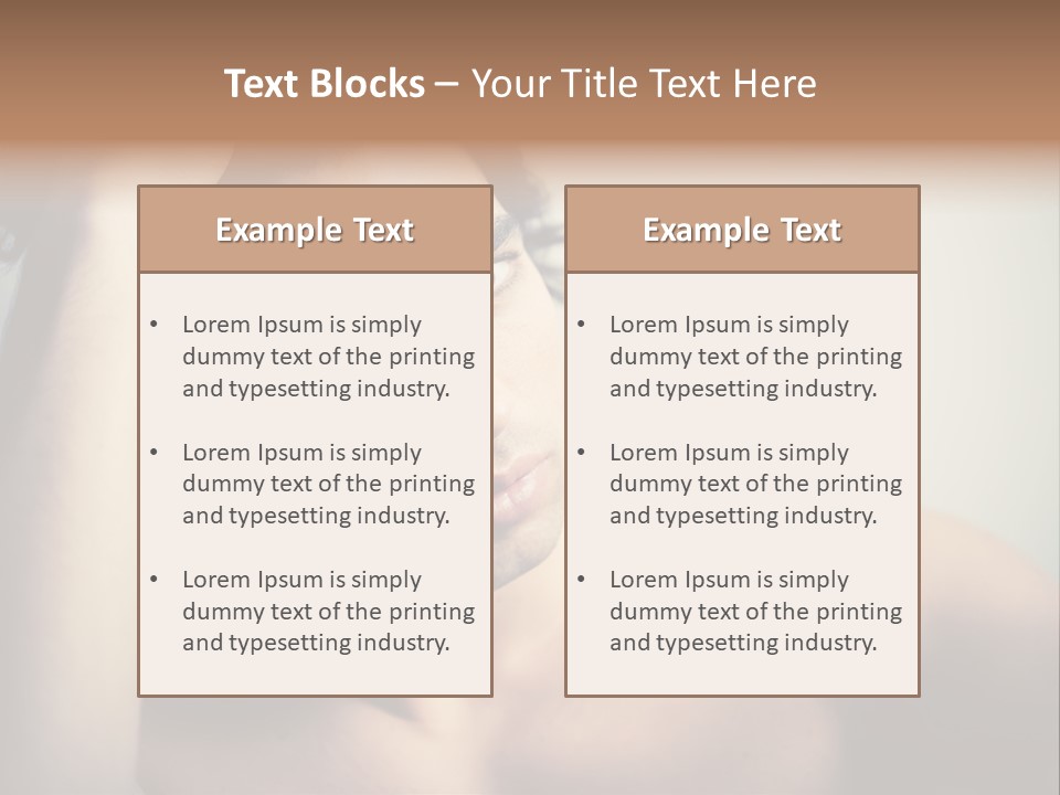 Boy Caucasian Blue PowerPoint Template