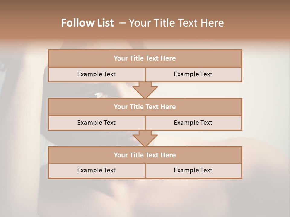 Boy Caucasian Blue PowerPoint Template