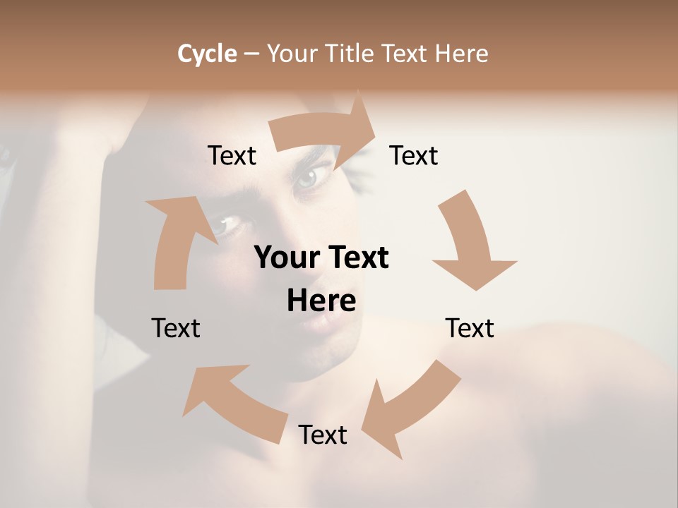 Boy Caucasian Blue PowerPoint Template