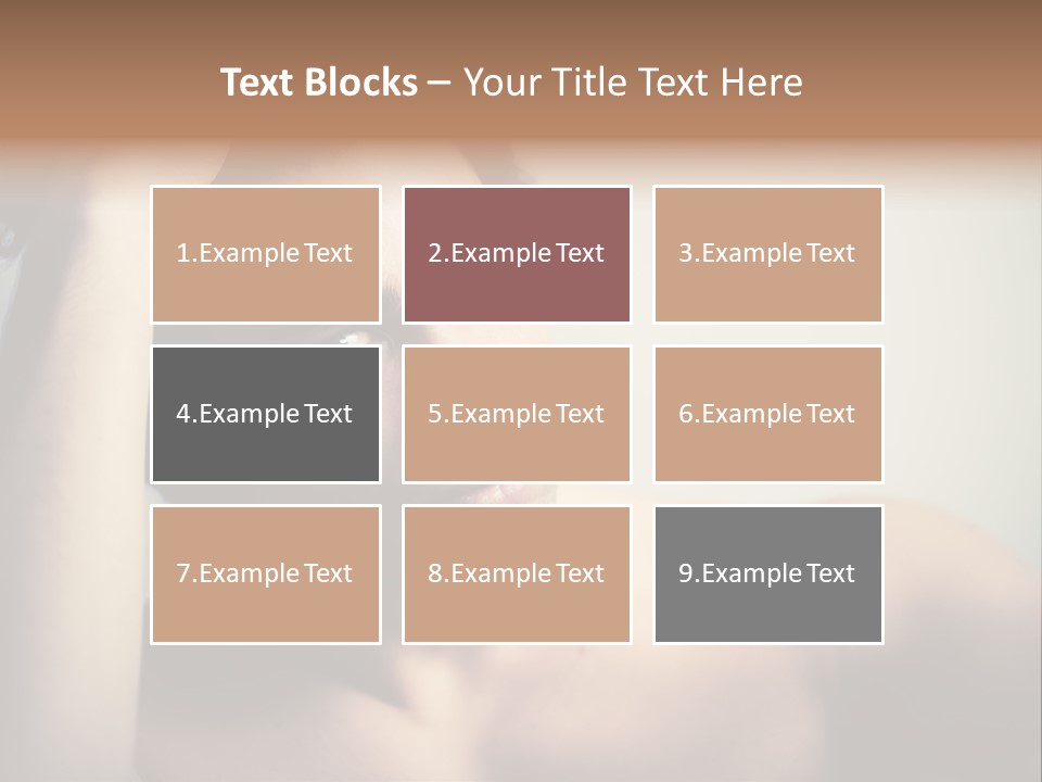 Boy Caucasian Blue PowerPoint Template