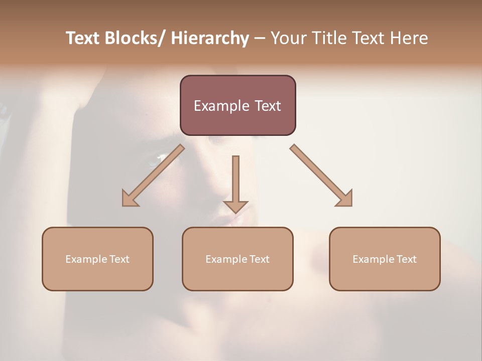 Boy Caucasian Blue PowerPoint Template