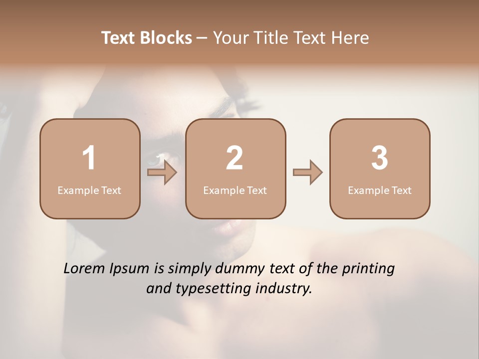 Boy Caucasian Blue PowerPoint Template