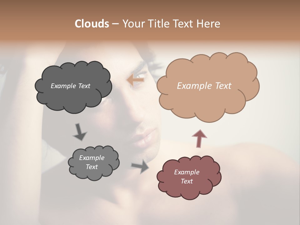 Boy Caucasian Blue PowerPoint Template