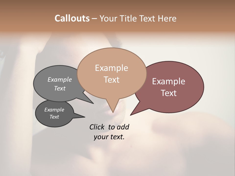 Boy Caucasian Blue PowerPoint Template